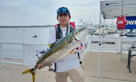 CAPTURAN GRANDES JURELES EN TERCER TORNEO DE PESCA DEPORTIVA EN KAYAK