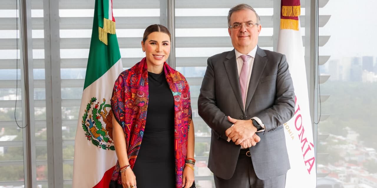 COINCIDEN GOBERNADORA MARINA DEL PILAR Y SECRETARIO MARCELO EBRARD EN FORTALECER ATRACCIÓN DE INVERSIONES PARA BC