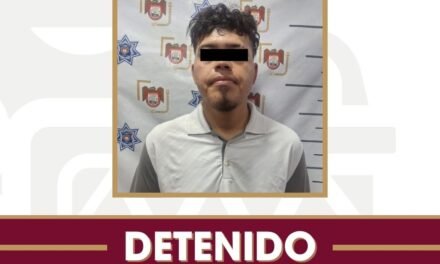 Asegura Policía Municipal de Tijuana a hombre que amenazó a su madre con un cuchillo