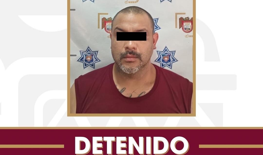 Asegura Secretaría de Seguridad a responsable de persecución fatal y causar diversos daños a unidades policiacas en Tijuana