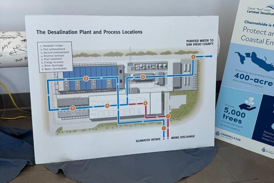 SECRETARIO DEL AGUA RECORRE PLANTA DESALINIZADORA DE ESTADOS UNIDOS