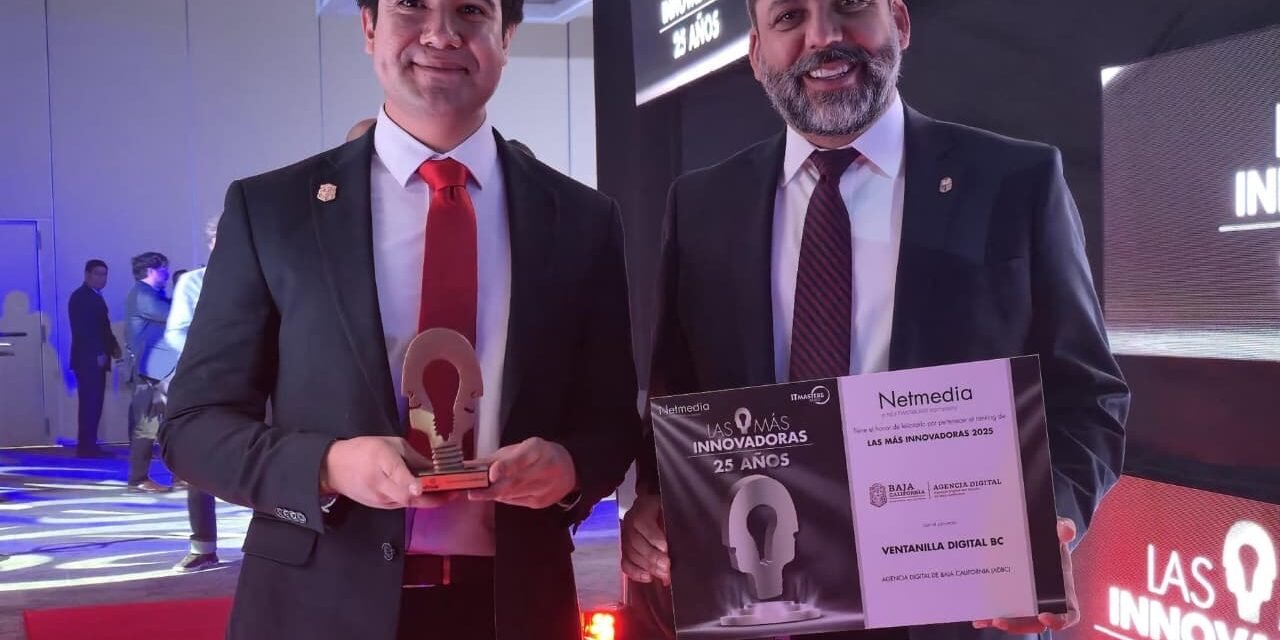 RECIBE BC PREMIO NACIONAL EN INNOVACIÓN TECNOLÓGICA POR IMPLEMENTAR LA VENTANILLA DIGITAL