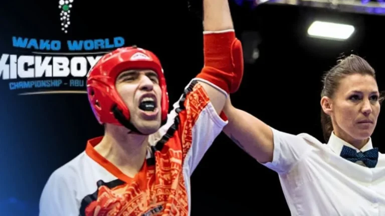 Héctor Solorio gana medalla de oro en el Mundial de Kickboxing en Abu Dabi