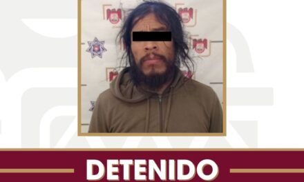 Arresta Policía Municipal a sujeto tras agredir a su madre