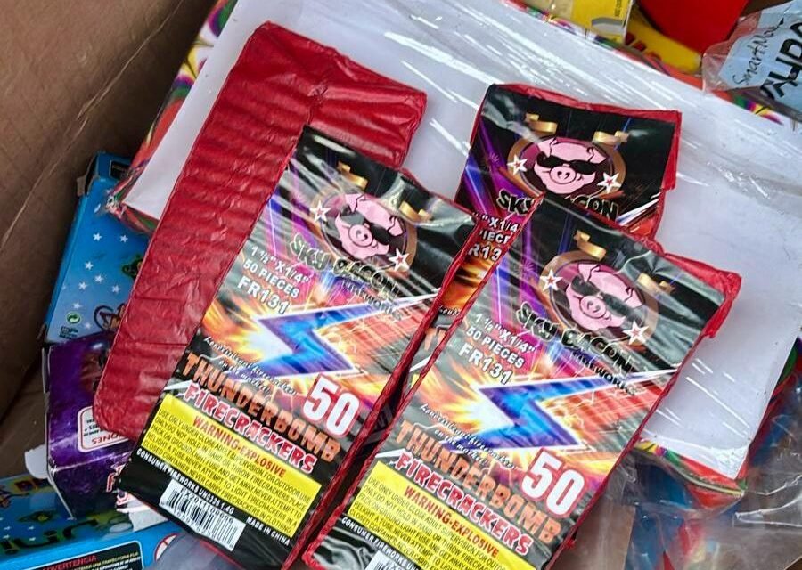 Decomisa Gobierno Municipal de Tijuana 30 kilos de pirotecnia en operativo de inspección