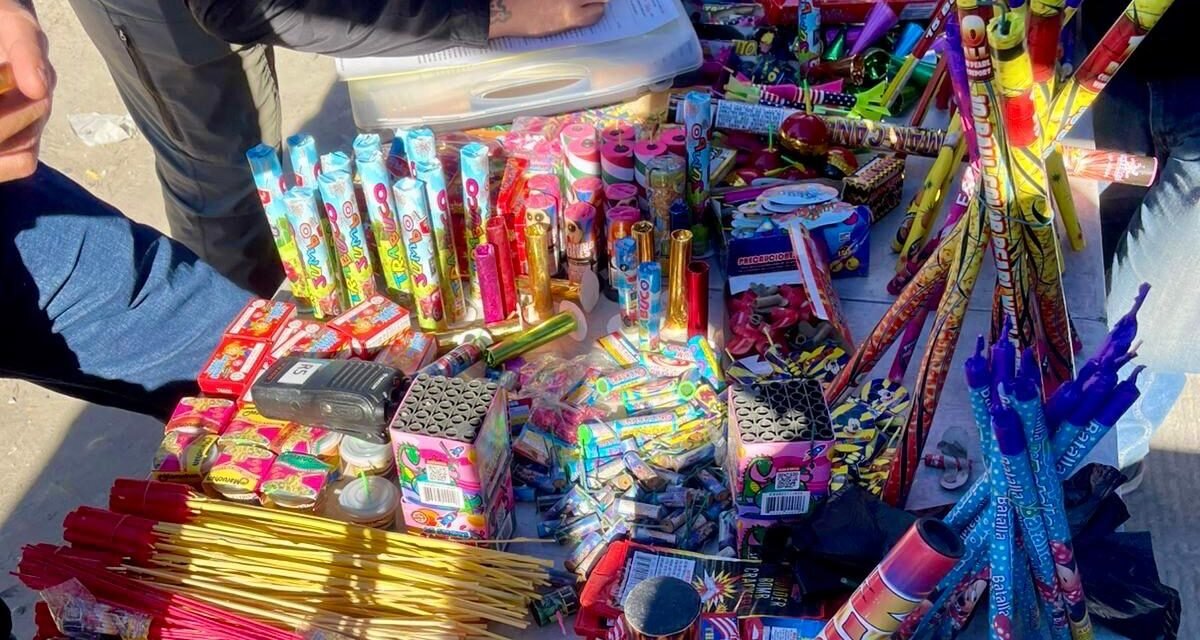 Decomisa Gobierno Municipal más de 46 kilogramos de pirotecnia durante operativos en las nueve delegaciones