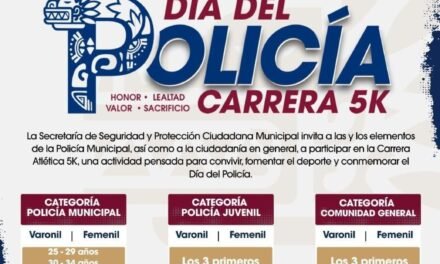 Invitan a  Carrera 5k por el Día del Policía