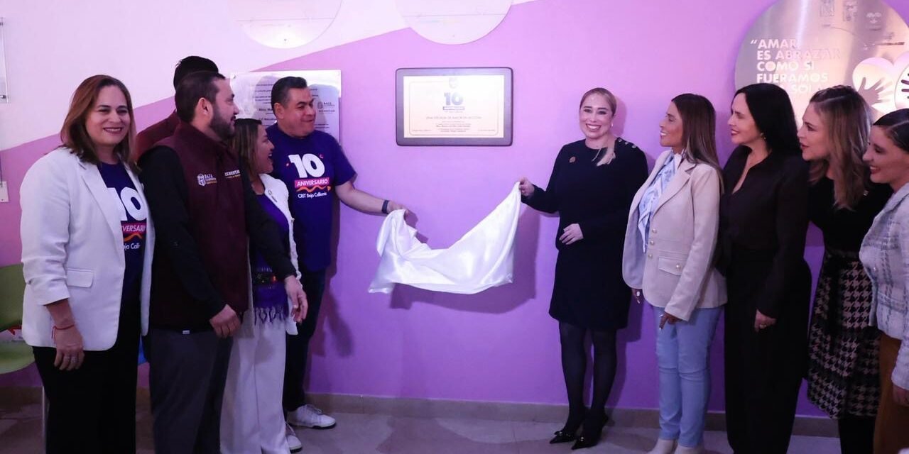 Asiste Síndica Procuradora del XXV Ayuntamiento de Tijuana a décimo aniversario del CRIT BC