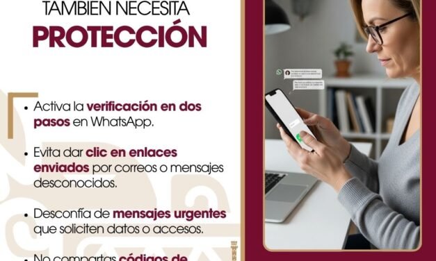Alerta SSPCM por incremento en robo de cuentas de WhatsApp mediante correos y enlaces falsos