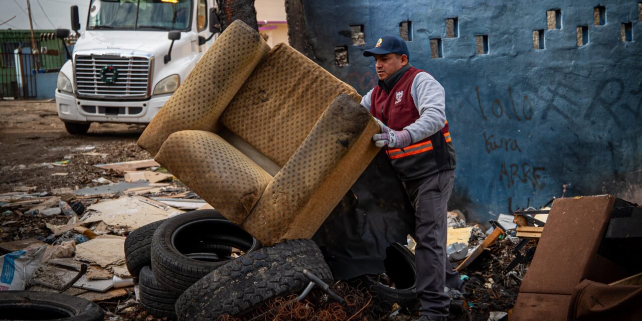 Recolecta Gobierno Municipal más de 56 toneladas de basura en la primera jornada 2026 de ‘Tijuana: Ciudad Limpia’