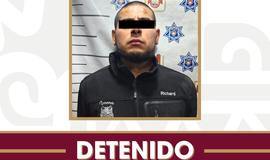 Denuncia oportuna permite la detención de presunto responsable por violencia familiar en la colonia Tres de Octubre