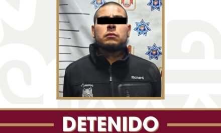 Denuncia oportuna permite la detención de presunto responsable por violencia familiar en la colonia Tres de Octubre