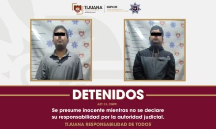 Detienen a dos personas por robo con violencia a conductor