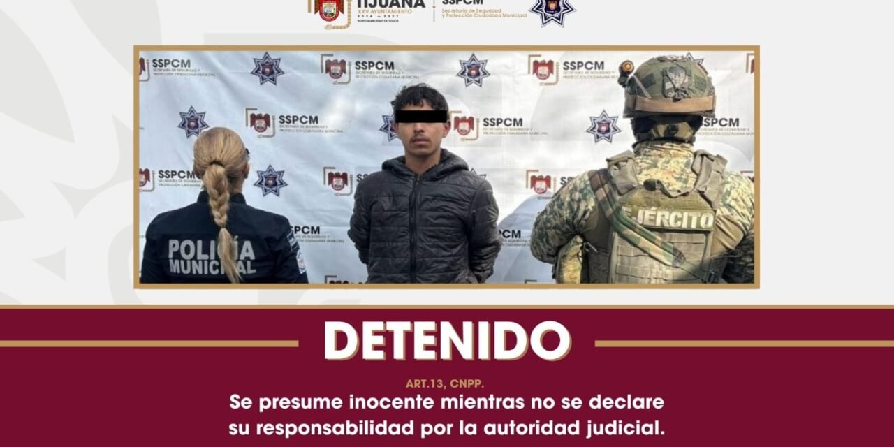 Detiene Policía Municipal a menor armado y con droga tras proferir amenazas de muerte