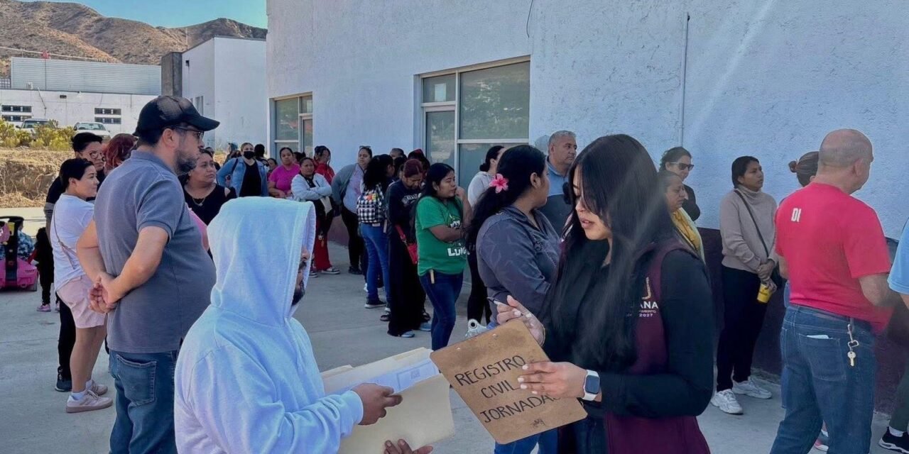 Expide Gobierno de Tijuana cerca de 5 mil actas gratuitas en el último trimestre de 2025 a través de ‘Registro Civil en tu Comunidad