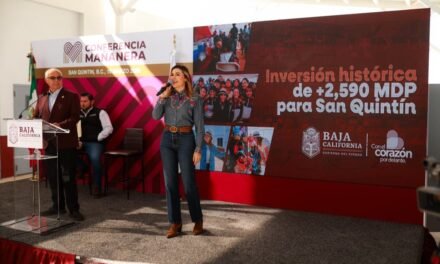 ANUNCIA GOBERNADORA MARINA DEL PILAR PLAN DE ATENCIÓN INTEGRAL A SAN QUINTÍN COORDINADO CON PRESIDENTA CLAUDIA SHEINBAUM