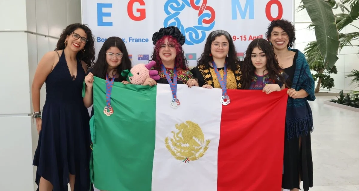 La delegación mexicana  conquista medallas de plata y bronce en la Olimpiada Europea Femenil de Matemáticas