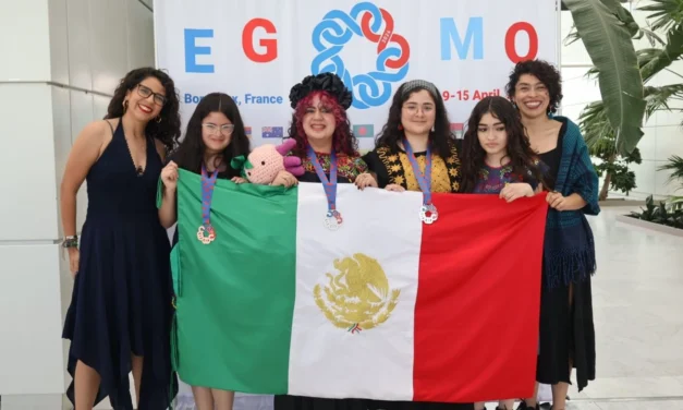 La delegación mexicana  conquista medallas de plata y bronce en la Olimpiada Europea Femenil de Matemáticas