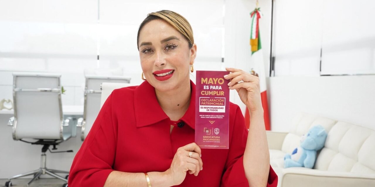 Invita síndica procuradora a los servidores públicos del XXV Ayuntamiento de Tijuana a presentar su declaración patrimonial de modificación en mayo
