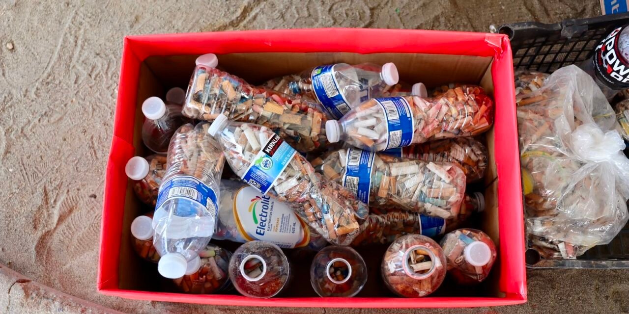SE RETIRAN 22 mil COLILLAS DE CIGARRO DE PLAYA CONALEP
