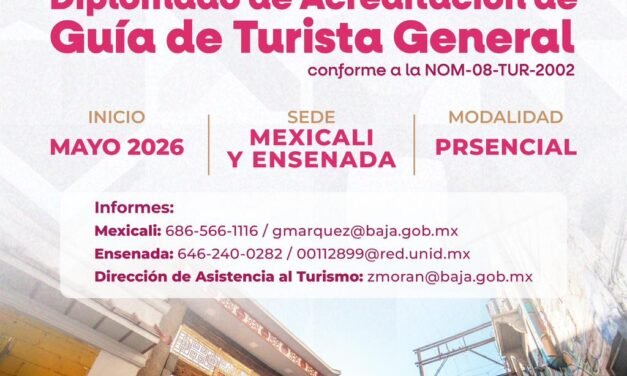 SECRETARÍA DE TURISMO INVITA  AL DIPLOMADO DE ACREDITACIÓN DE GUÍA DE TURISTA GENERAL