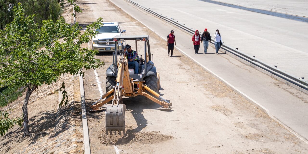 Da Ismael Burgueño banderazo de inicio de obra de rehabilitación y ampliación de la Ciclovía Río Tijuana
