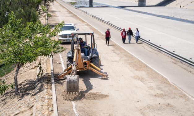 Da Ismael Burgueño banderazo de inicio de obra de rehabilitación y ampliación de la Ciclovía Río Tijuana
