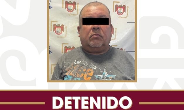 Detiene Policía Municipal a hombre con orden de aprehensión activa por pederastia agravada