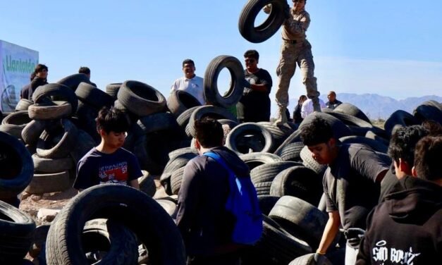 FRENAN RIESGOS SANITARIOS TRAS RETIRAR MÁS DE MIL 300 NEUMÁTICOS EN MEXICALI