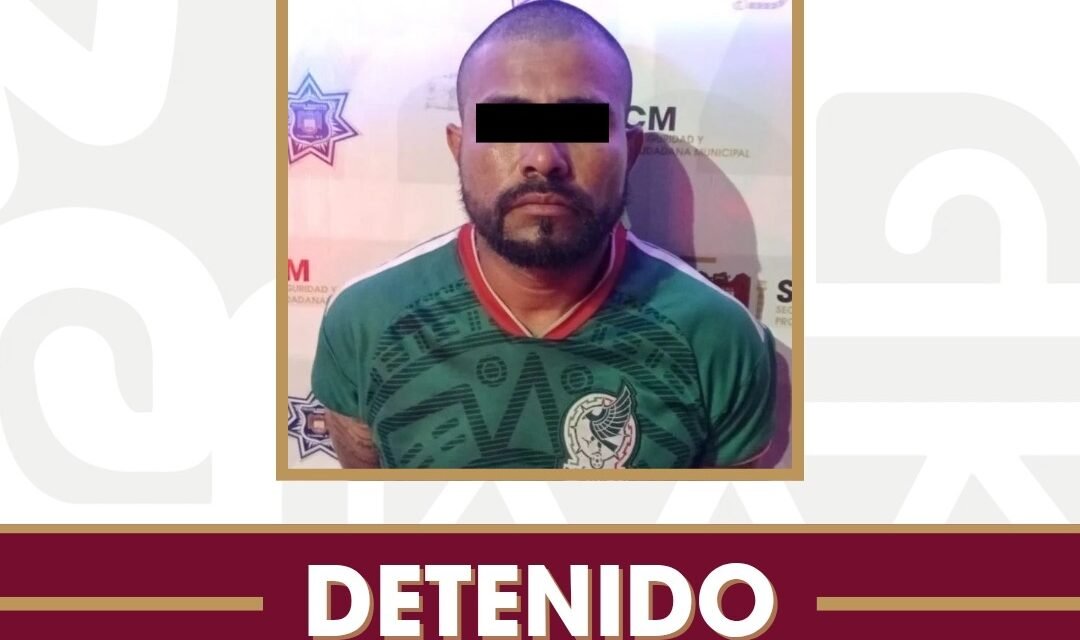 Captura SSPCM a hombre con orden de aprehensión activa por homicidio calificado