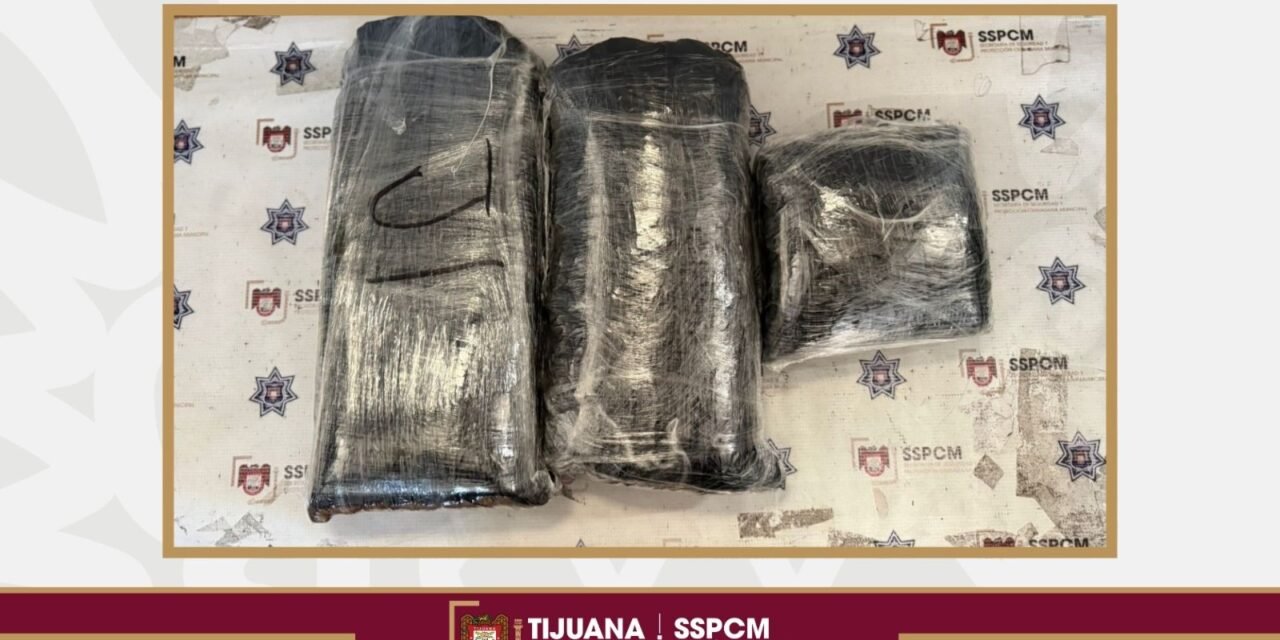 Asegura Policía Municipal más de 29 kilos de presunta marihuana abandonados en Playas de Tijuana