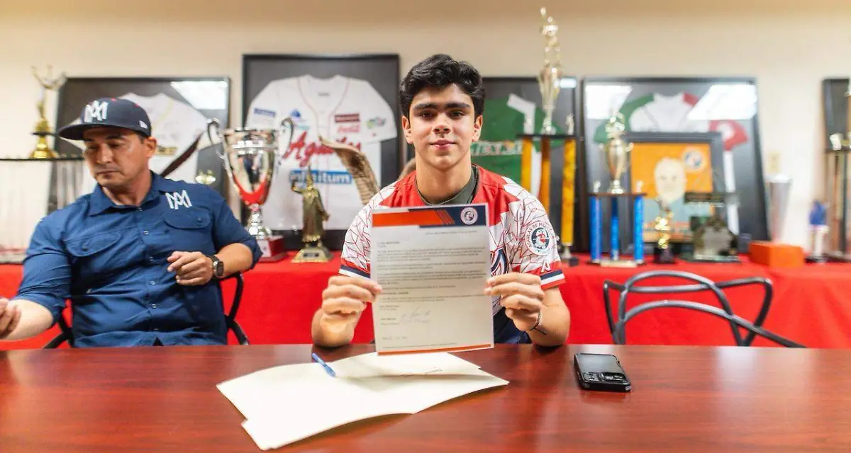 Gael Moroyoqui, nuevo talento cachanilla que se suma a Águilas de Mexicali