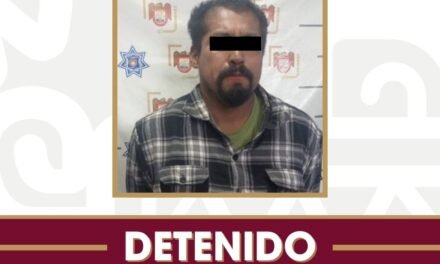 Arrestan Agentes Municipales a presunto agresor por violencia contra la mujer