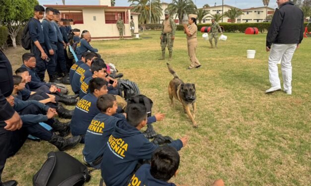 Fortalece SSPCM formación de jóvenes a través de visita educativa a la Zona Naval de Ensenada