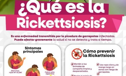 INVITA LA SECRETARÍA DE MEDIO AMBIENTE A PREVENIR LA RICKETTSIOSIS