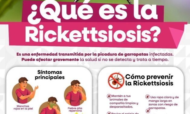 INVITA LA SECRETARÍA DE MEDIO AMBIENTE A PREVENIR LA RICKETTSIOSIS
