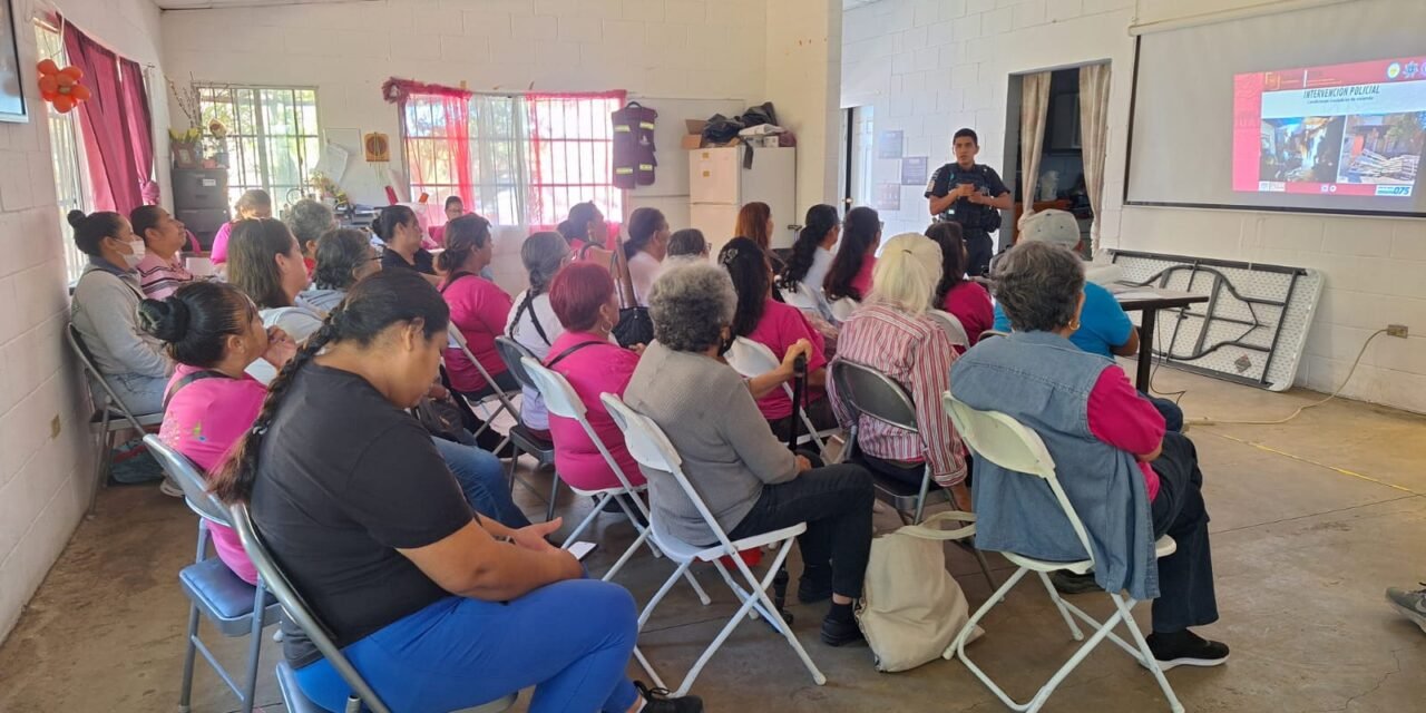 Imparte SSPCM plática preventiva en el Centro Comunitario Horóscopo para erradicar la violencia y fomentar la cultura de la denuncia