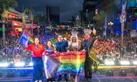 Celebran 20 mil personas el Mes del Orgullo LGBTTTQI+ con marcha y concierto en la Avenida Revolución