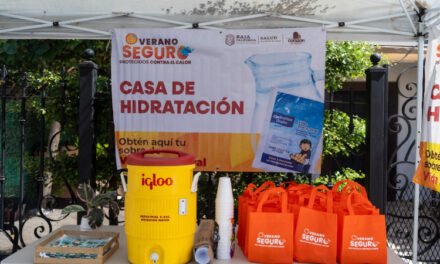 HABILITAN MÁS CASAS DE HIDRATACIÓN ORAL PARA PREVENIR AFECTACIONES POR CALOR