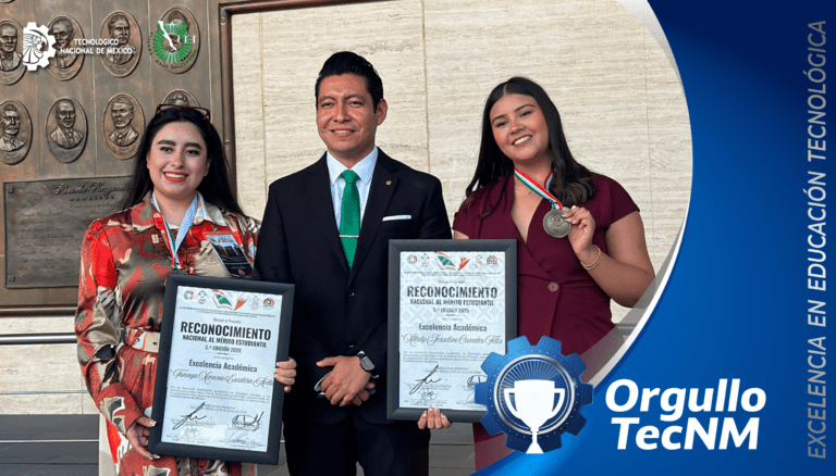 Estudiantes del TecNM Tijuana reciben Reconocimiento Nacional al Mérito Estudiantil