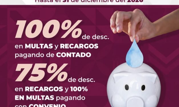 PROMUEVE SEPROA CONDONACIÓN DE MULTAS Y RECARGOS EN EL PAGO DEL AGUA