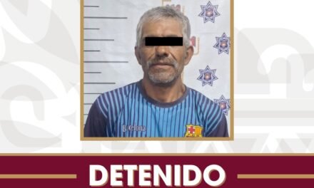 Arrestan agentes de la SSPCM a un hombre señalado por presunta agresión contra un menor