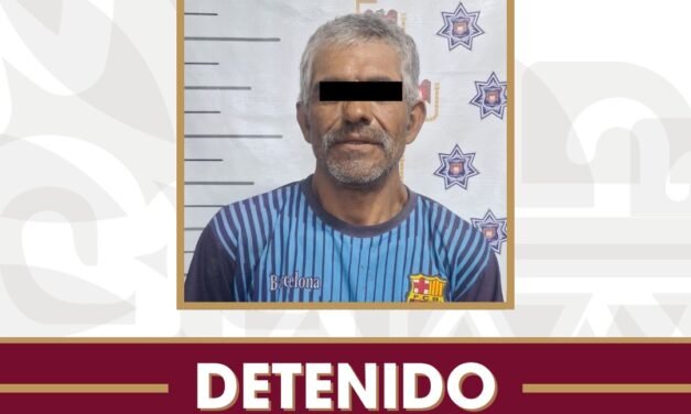 Arrestan agentes de la SSPCM a un hombre señalado por presunta agresión contra un menor