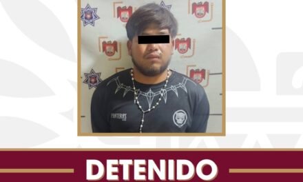 Detiene Policía Municipal a un hombre señalado por violencia familiar y lesiones contra una mujer