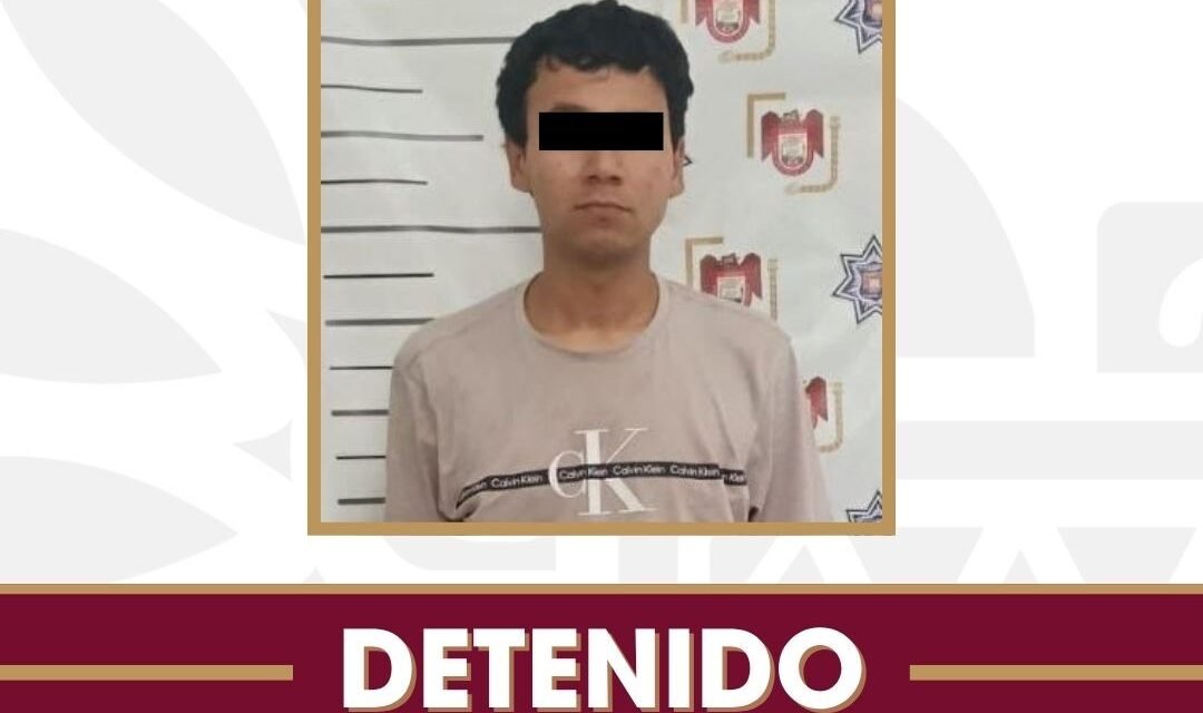 Detiene Policía Municipal a hombre por causar lesiones; contaba con orden de aprehensión activa por violencia familiar