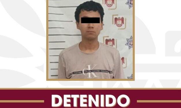 Detiene Policía Municipal a hombre por causar lesiones; contaba con orden de aprehensión activa por violencia familiar
