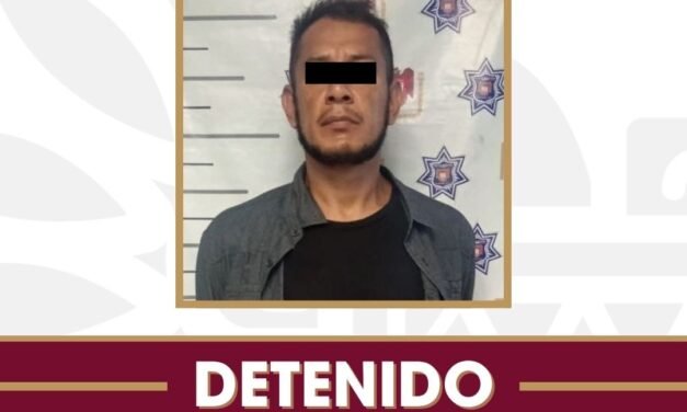 Detiene Policía Municipal a hombre que contaba con orden de aprehensión activa por homicidio calificado