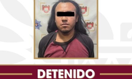 Detiene Policía Municipal a hombre por violencia familiar y lesiones