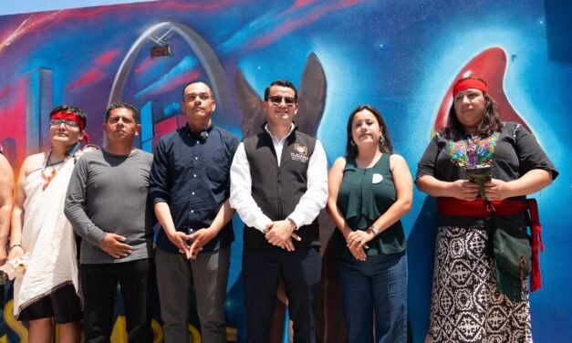Clausura alcalde Abdiel Gutiérrez el proyecto ‘Vuela Tijuana’ con la presentación del mural ‘Tijuana Ayer, Hoy y Siempre’