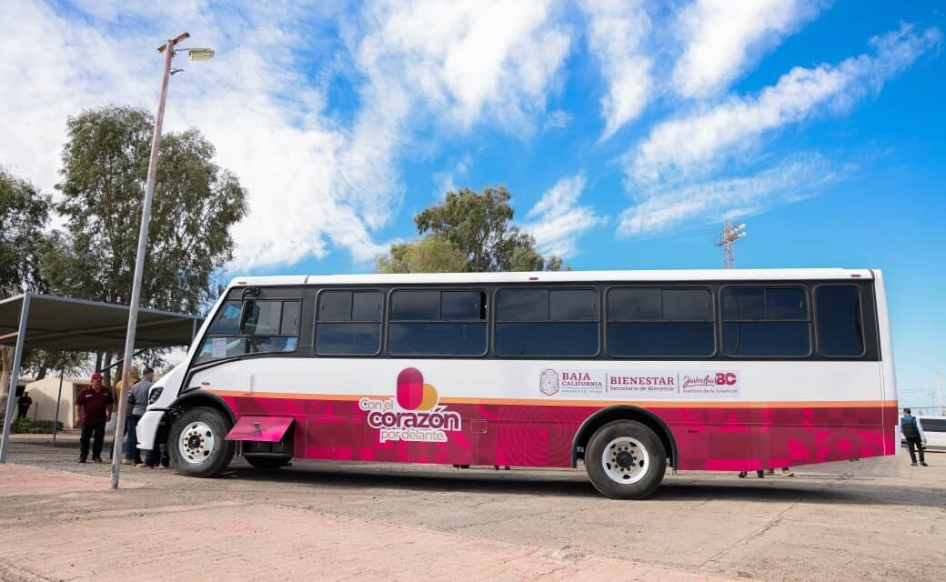 FORTALECE GOBIERNO DE BAJA CALIFORNIA EL TRANSPORTE ESCOLAR GRATUITO COMUNDER PARA ESTUDIANTES